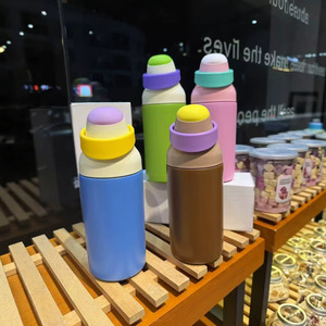 Colorful 550ml 304 Stainless Steel Thermos Cup Double Wall Vacuum Insulated Water <b>Bottle</b> for School Sports and Gifts - Product Image 2