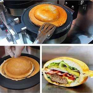 Produk indah baja tahan karat UFO Burger pembuat wafel piring terbang mesin pembuat Sandwich kue - Product Image 5