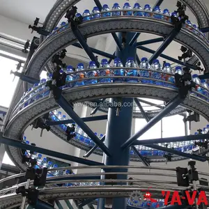 Masa üstü Anti kayma Spiral zincirli konveyör İlaç endüstrisi için vida Spiral dikey asansör konveyörü