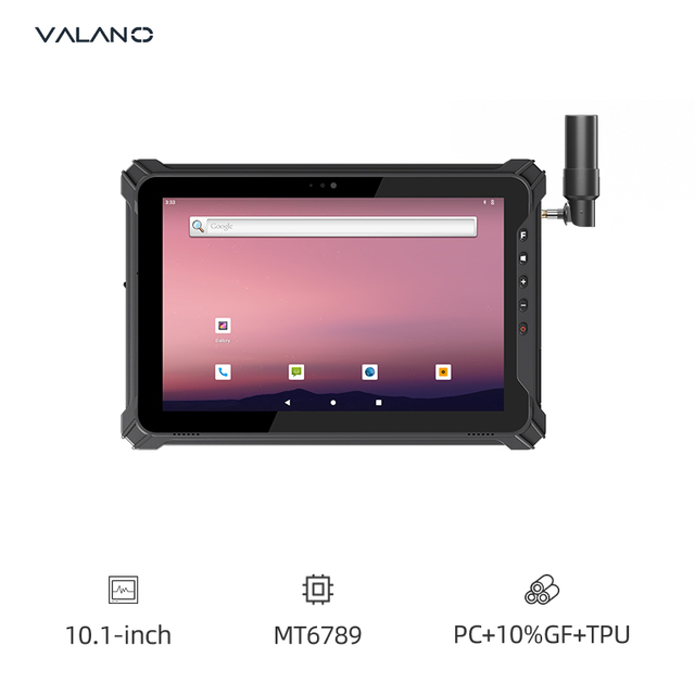 Valano RT08 10.1 Inch Rugged Industrial Android Tablet PC MTK MT6789 Octa Core 8GB 128GB IP65 Waterproof 3-Year Warranty