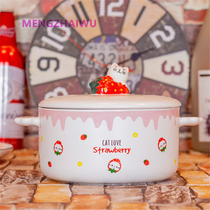 Sin existencias, productos para el hogar, superventas, vajilla de porcelana de lujo para dormitorio, ensalada de frutas, tazón de fideos, <span class=keywords><strong>ramen</strong></span> grande - Product Image 2