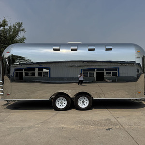 Remolque de Comida Rápida de Acero Inoxidable con Certificación CE (EPR) Alemana, Carrito de Hot Dogs para Venta de Dulces - Product Image 3