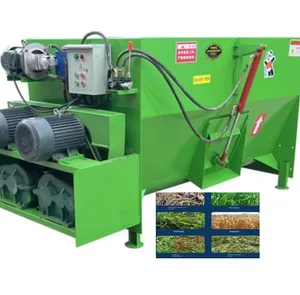 Automatic vertical/horizontal goat sheep cow tmr feed mixer tmr mixing machine farms use home use