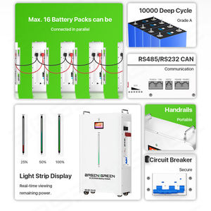 Batería Lifepo4 Basen Green 51.2v 48v <span class=keywords><strong>ASEC</strong></span> 305ah 15kwh, Caja de Baterías con Celdas KS 200a BMS, Equilibrio Activo, Pantalla Táctil, Almacenamiento de Energía - Product Image 3