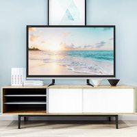 Soporte de TV Universal con Altura Ajustable, Base de Repuesto para TV, VESA Máx. 600x500mm, para TV LCD LED Inteligente de 36-75 Pulgadas