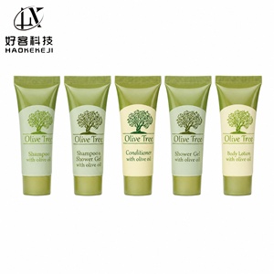 Juego de Artículos de Aseo para <span class=keywords><strong>Hotel</strong></span> con Logotipo Personalizado, Champú y Gel de Ducha de 30 ml con Aceite de Oliva, para Habitaciones de Huéspedes - Product Image 1