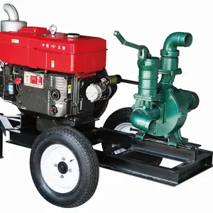 Áp Lực Cao 3Inch Diesel Máy Bơm Nước 15 Horse Điện 100M Đầu Cho Thủy Lợi Nông Nghiệp