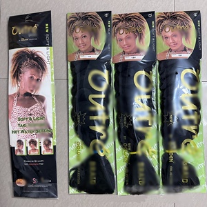 Extensions de cheveux synthétiques tressées à l'eau chaude pour tresses torsadées, dreadlocks africaines, cheveux à tresser pour femmes, coiffure protectrice - Product Image 2