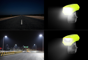 Luz de Bicicleta Compacta, Impermeable, con Sensor y Ajuste Automático de Brillo, LED Dual de 3W, 160 Lúmenes, Recargable por USB - Product Image 2