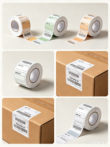 4x6-inch (102mm x 152mm) fan-shaped direct thermal self-adhesive <b>labels</b>; shipping <b>labels</b> address <b>labels</b>; thermal shipping <b>labels</b> - Product Image 4