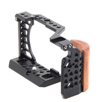 Appareil photo reflex numérique Cage Rig étui de protection Vlog support de poche chaussure froide montage stabilisateur vidéo pour Sony A6300 A6400 A6000 accessoire