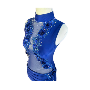 Traje de Ballet Lírico Alexandra para Adultos, Color Azul Marino, Cómodo para Movimientos de Danza Expresiva, Ideal para Entusiastas del Ballet - Product Image 2
