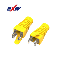 Protège-prises RJ45 pour câbles Cat5e, Cat6, Cat6a, capuchons de protection anti-poussière à clipser pour fiches Ethernet (100 pièces/lot)