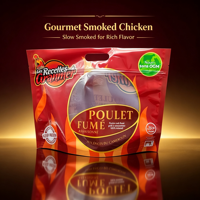 Sacs à poulet rôti en plastique PA/NY imprimés par gravure, résistants à l'humidité, compatibles micro-ondes, thermoscellables, avec poignée, pour emballage alimentaire