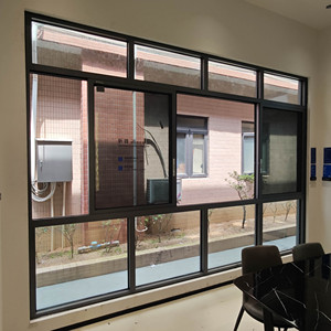 Deioux Simple Design Slim <b>Frame</b> House Sliding Window Hurricane Impact Double Glass Horizontal Gliding Slide Window - Product Image 1