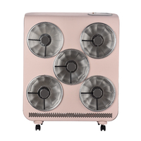 Chauffage infrarouge ANDONG super silencieux à chauffage rapide et à économie d'énergie pour la maison, chauffage électrique à 5 brûleurs en forme de cube
