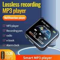 Reproductor de Música Multifunción M30 MP3/MP4 AAC, Lector de Libros Electrónicos, Radio FM, Grabadora de Voz, Bolígrafo Grabador de Novelas