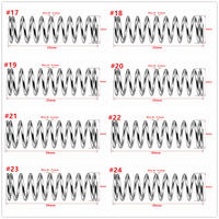 Ressort de compression personnalisable en acier inoxydable de 0.3mm Ressort hélicoïdal automobile robuste Ressorts mécaniques en métal