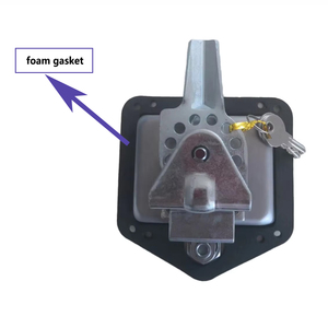 SS304 Polishing Folding T-Handle Three-Point Latch Polishing Compression Latch Secure Toolbox <strong>Cabinet</strong> <strong>Locking</strong> - Product Image 5