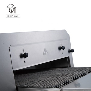 Trasportatore commerciale elettrico <span class=keywords><strong>ove</strong></span> della pizza del ristorante dell'attrezzatura del forno del forno di cottura del controsoffitto delle macchine su ordinazione dell'acciaio inossidabile 3500W - Product Image 4
