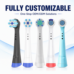 Têtes de rechange pour <span class=keywords><strong>brosse</strong></span> à dents électrique, poils doux DuPont, compatibles avec la série IO, logo OEM personnalisé accepté - Product Image 1