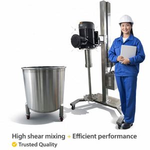 Mélangeur émulsifiant Silverson à cisaillement élevé, homogénéisateur à levage, pour crème et huile, avec carbomer dispersant, 220V 50HZ, Prix usine Ace - Product Image 2