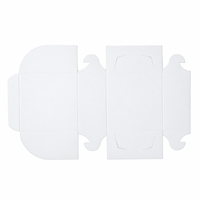 Boîte à pâtisserie pliable en carton blanc de qualité supérieure, boîte en papier blanc de qualité alimentaire pour la boulangerie, les desserts et la livraison à emporter