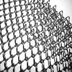 Elegante malla de enlace de acero inoxidable para pantallas de seguridad de <span class=keywords><strong>chimenea</strong></span> y rejillas decorativas para cubierta de radiador - Product Image 1