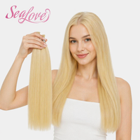 Perruques en cheveux humains vierges bruts 100% naturels en gros # Extensions de cheveux naturels à double trame de 22 pouces, 1g, avec pointe en I