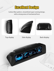 AUTOOL X90 OBD Tự Động Dốc Mét Mét La Bàn Xe HUD Pitch Góc Nghiêng Thước Đo Đồng Hồ Latitude Kinh Độ Vĩ Độ Trong Báo Động Tốc Độ - Product Image 2