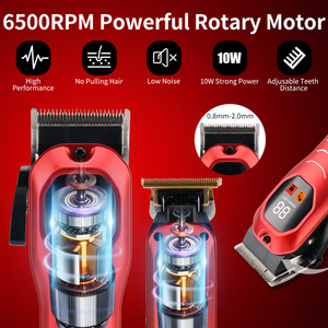 Meilleure vente électrique sans fil coupe de cheveux Machine <span class=keywords><strong>tondeuse</strong></span> à cheveux ensemble de <span class=keywords><strong>tondeuse</strong></span> à cheveux pour hommes nouveau 2025 hommes <span class=keywords><strong>tondeuse</strong></span> à <span class=keywords><strong>barbe</strong></span> - Product Image 4