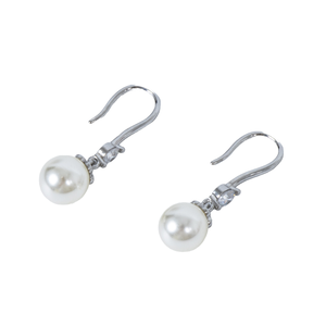 LT-EZ208 2025 New Bestseller 925 Sterling <b>Silver</b> Luxury High-End Pearl Drop Earrings Fine Dangle <b>Studs</b> for Women - Product Image 4