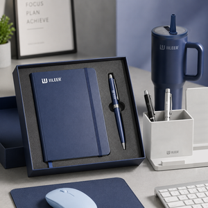 Set de Regalo de Oficina con Logotipo Personalizado, Artículos Promocionales Modernos, Papelería Azul y Accesorios Tecnológicos OEM ODM - Product Image 4