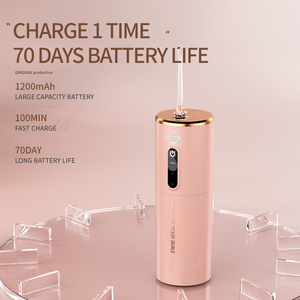 Xách tay USB sạc điện nha khoa Flosser nước không thấm nước răng sạch hơn cho Irrigator miệng không dây nhựa cho nhà - Product Image 6