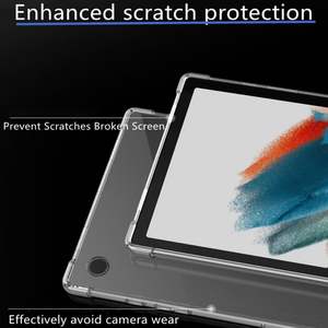 Étui <span class=keywords><strong>pour</strong></span> <span class=keywords><strong>tablette</strong></span> en TPU souple transparent et transparent <span class=keywords><strong>pour</strong></span> <span class=keywords><strong>Samsung</strong></span> Galaxy Tab S10 Lite X400 X406B 10.9 quatre sacs gonflables couverture arrière - Product Image 3