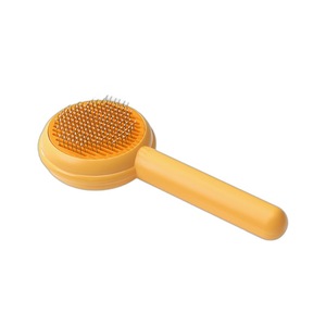 Hoopet Cat Hair Removal Comb Yellow Self Cleaning <b>Pet</b> Grooming Tool - Product Image 5
