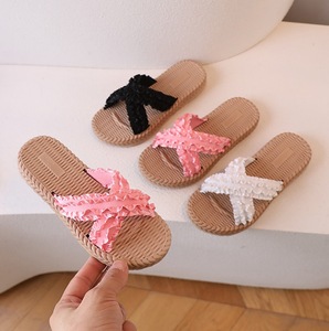 Sandales pour filles, sandales à semelle souple, à porter à l'extérieur, à bout ouvert, sandales plates tendance pour enfants - Product Image 2