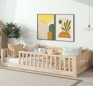 <span class=keywords><strong>Cama</strong></span> <span class=keywords><strong>Montessori</strong></span> para Niños, Económica y Resistente, con Estructura Ajustable <span class=keywords><strong>Doble</strong></span>, Venta al Por Mayor - Product Image 1
