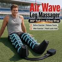 Post-Workout Regenerations-Luftkompressionsstiefel mit 8-Kammer-Sequenzmassage für Athleten zur Verbesserung der Durchblutung und Laktatentlastung
