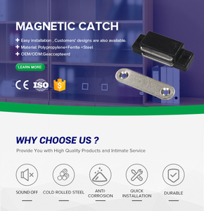 מגנטי דלת ארון מתכת מודרניים איכותיים ועמידים, תפס מגנטי חזק למטבח, מלון, סלון, ארון סמוי - Product Image 6