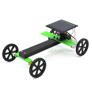 Kit de coche solar para niños de 7 a 9 años, juguete educativo de ciencia, energía solar, forma geométrica de plástico, control manual - Product Image 2