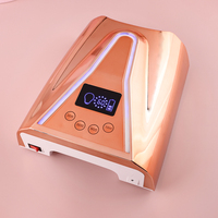 2025 lampe UV haute puissance nouveau Design professionnel 128W sans fil Pro Cure LED lampe à ongles avec logo d'impression