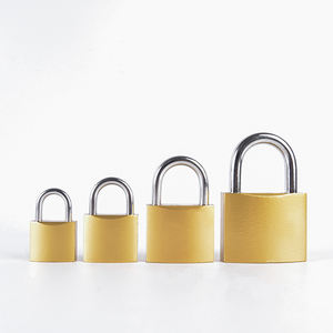 निः शुल्क नमूना शीर्ष सुरक्षा कस्टम लोगो लौह पैडलॉक स्टील शॉकल पीतल पेंट सुरक्षा लॉक के साथ - Product Image 5