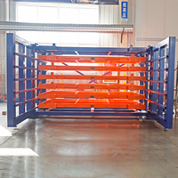 Étagère de rangement multi-niveaux à tiroirs coulissants, étagère industrielle pour le stockage de plaques en acier et en cuivre
