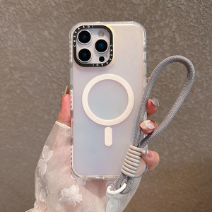 Para Explo-sions Series Luxury Magnetic TPU + PC Funda de teléfono a prueba de golpes con cordón para modelos 13/14/15/16 Diseño colorido - Product Image 6