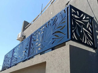 Reilbu – Balustrades et mains courantes modernes en acier inoxydable et aluminium découpées au laser, haut de gamme, pour escaliers et écrans d'intimité, à monter soi-même