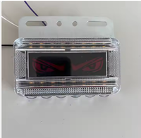 24V Étanche LED Super Lumineux Lumière Latérale pour Camion New Angel Devil Eye Illuminate Strip Car Light Accessoires pour Éclairage