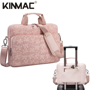 Чехол для ноутбука Kinmac Leather <span class=keywords><strong>Laptop</strong></span> Sleeve <span class=keywords><strong>Bag</strong></span> 360 °   Защитный и водонепроницаемый чехол для ноутбуков 13-16,2 дюймов с плечевым ремнем и ручкой для женщин - Product Image 5