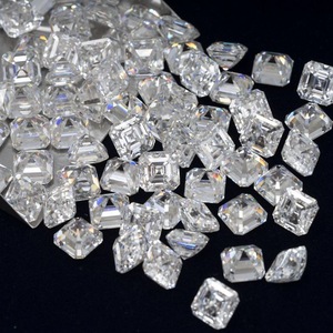 Asscher Cut Moissanite Loose Stone D Color Synthetic Lab Created For Ring Making - Product Image 3