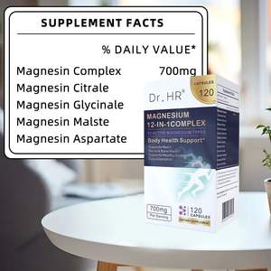 Magnezyum Kapsülleri 12'si 1 Arada Kompleks 12 Aktif Tür Kalp Sinir Kemik Uyku Destekleyici Kapsüller - Product Image 6